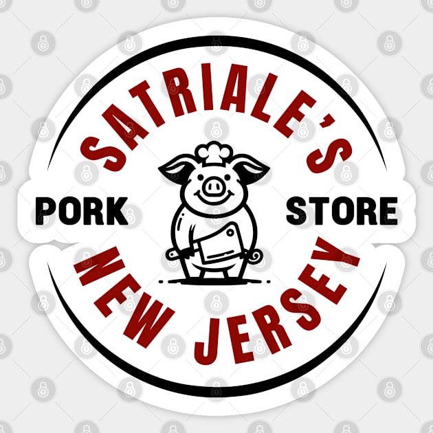 Satriales Pork Store Sticker by TurnoverClothin